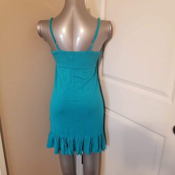 Ardene Blue Tunic Top/Dress with adjustable straps - Picture 2 of 4